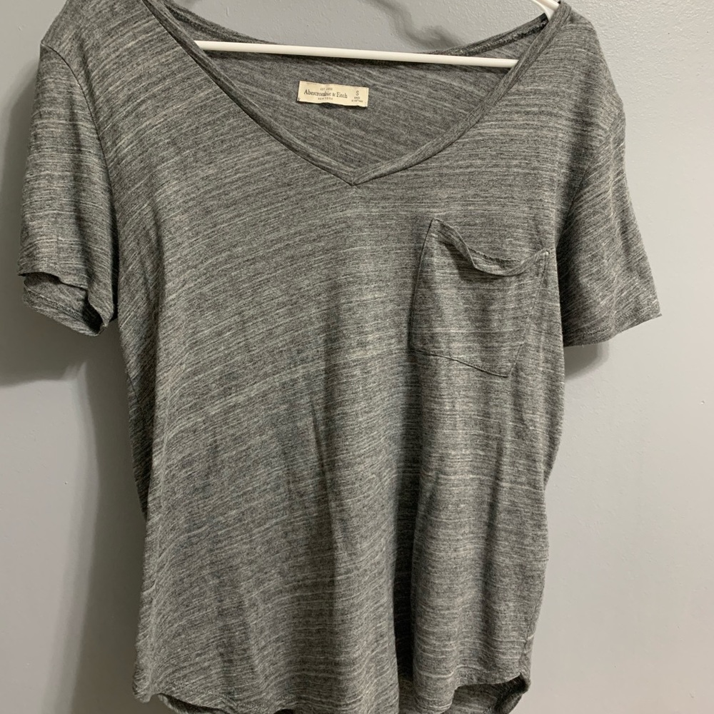 Grey V-Neck